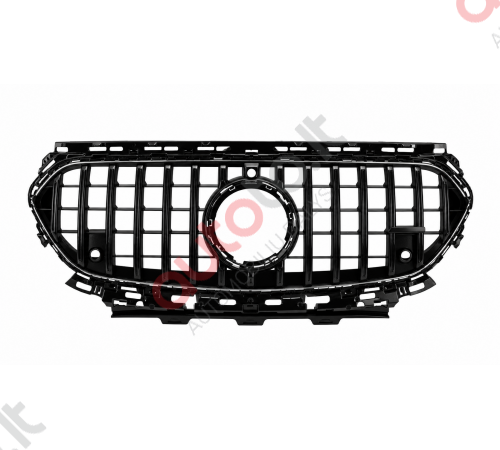 Mercedes Benz W214 LED GT Panamericana stiliaus grotelės BLACK
